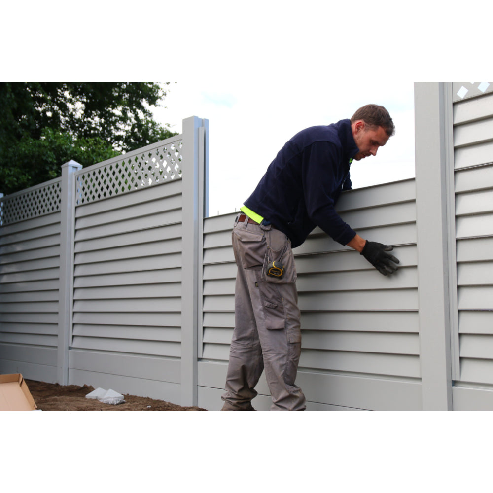 Elite Garden SmartFence Panel Pack 180cm - Buttermilk | SMFPB
