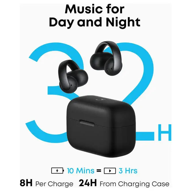 Soundcore AeroClip Ear Buds - Black | A3388G11