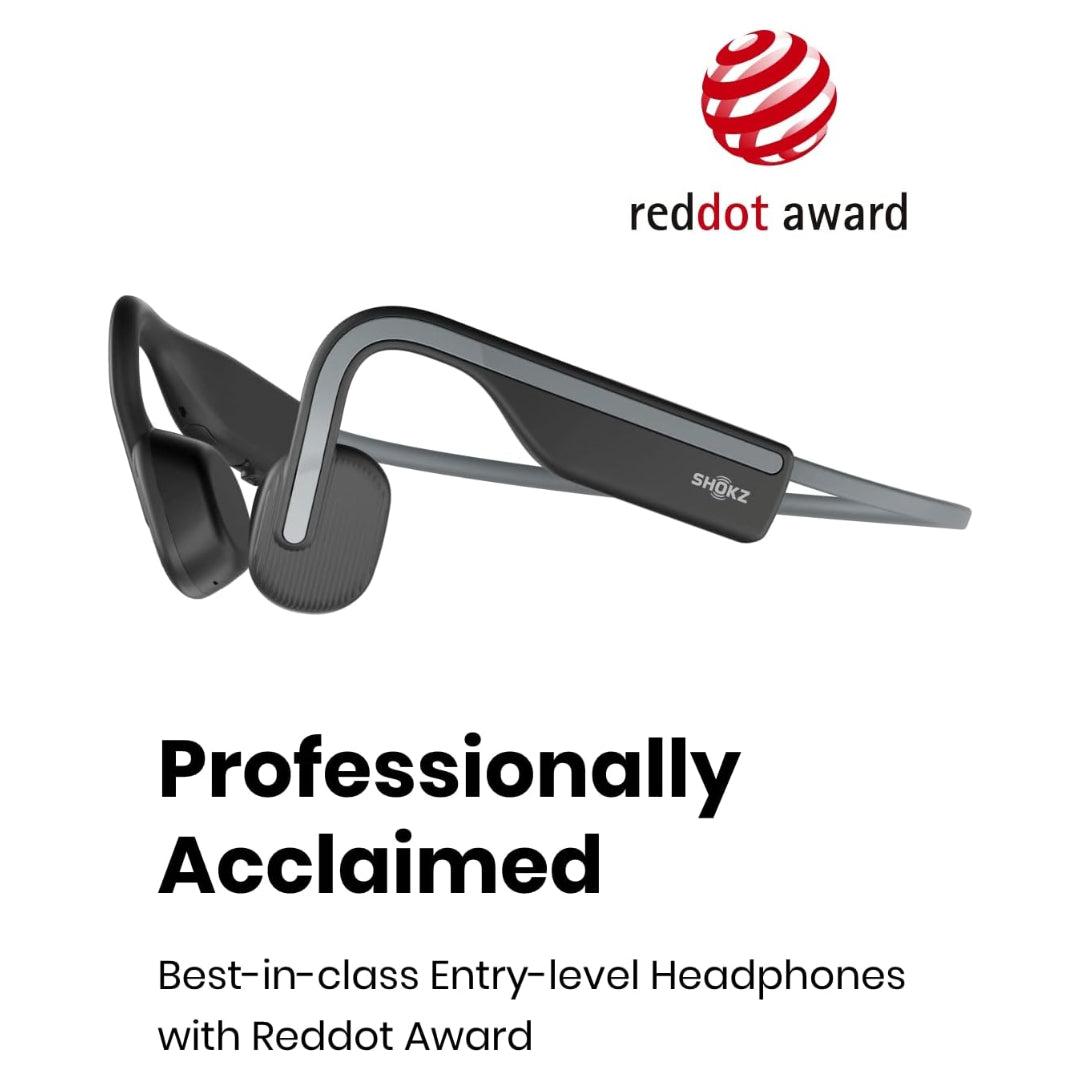 Shokz OpenMove Open-Ear Wireless Headphones - Slate Grey – Heavins