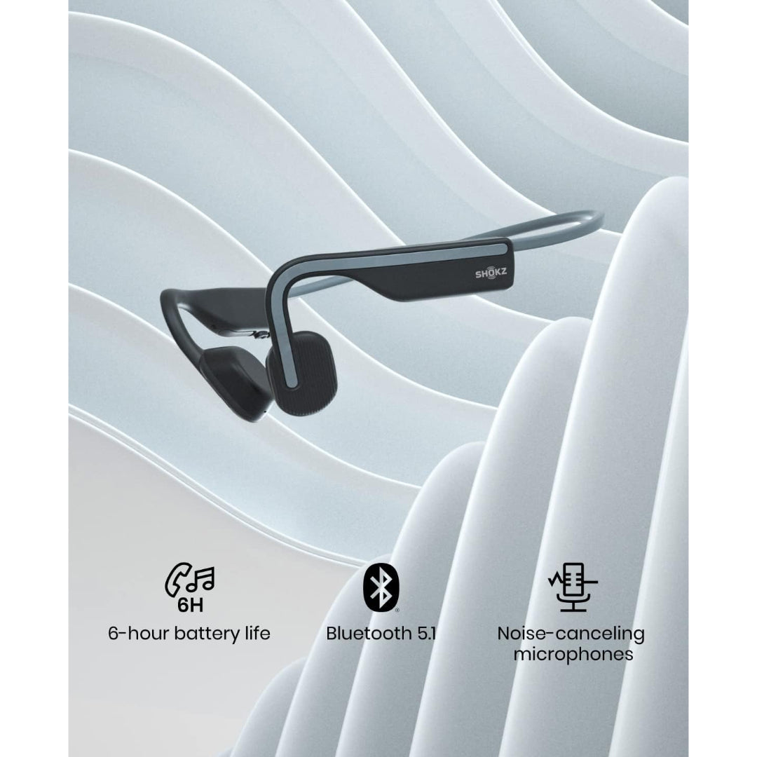 Shokz OpenMove Open-Ear Wireless Headphones - Slate Grey – Heavins