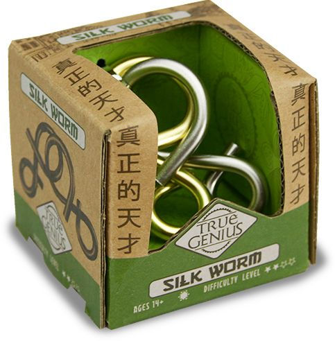 True Genius Silk Worm Brainteaser Puzzle | TG1012