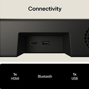 LG 2.0 Channel Sound Bar - Black | US20A.CGBRLLK