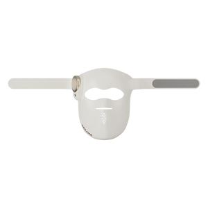 Dreame Chrona white LED face mask with adjustable straps and light therapy dots visible on the front panel