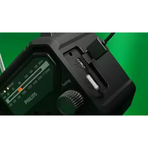 Philips Emergency Portable FM / AM Radio with Torch and Solar Pane and Hand Crank l -  TAR1609/00