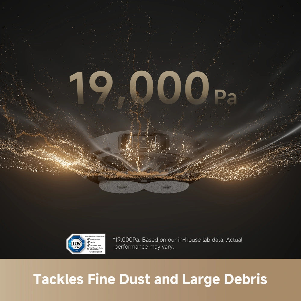 Dreame L40S Pro Ultra Wet and Dry Robot Vac Vacuum Cleaner - Black | RLL74CE-BK