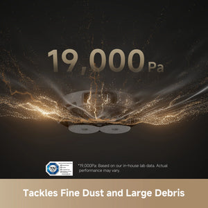 Dreame L40S Pro Ultra Wet and Dry Robot Vac Vacuum Cleaner - Black | RLL74CE-BK