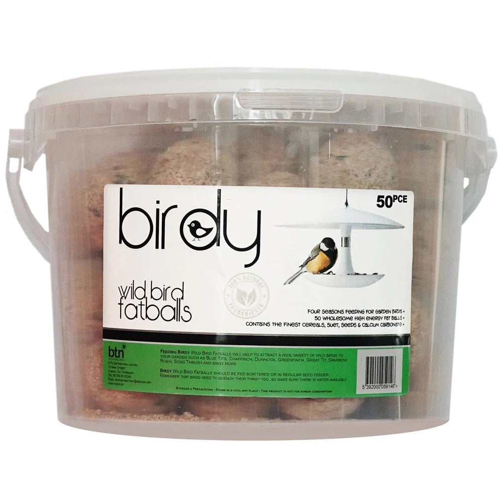 Birdy Fabulous Wild Bird Fat Balls 50 Pack Tub