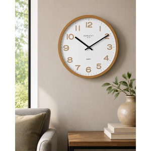 Dunlevy Simple Wall Clock 16 Inch - Grey | CL2016G