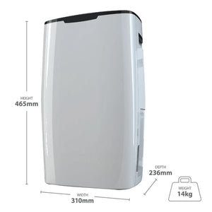 De Vielle Premium Portable Dehumidifier 20 Litre | DEFDH20L