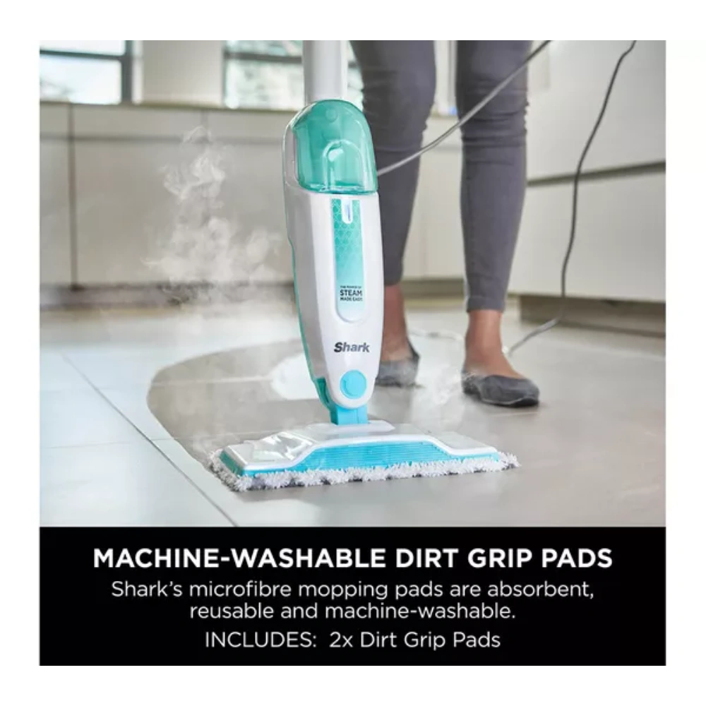 Shark Pro Steam Mop - White & Mint | S1000UK