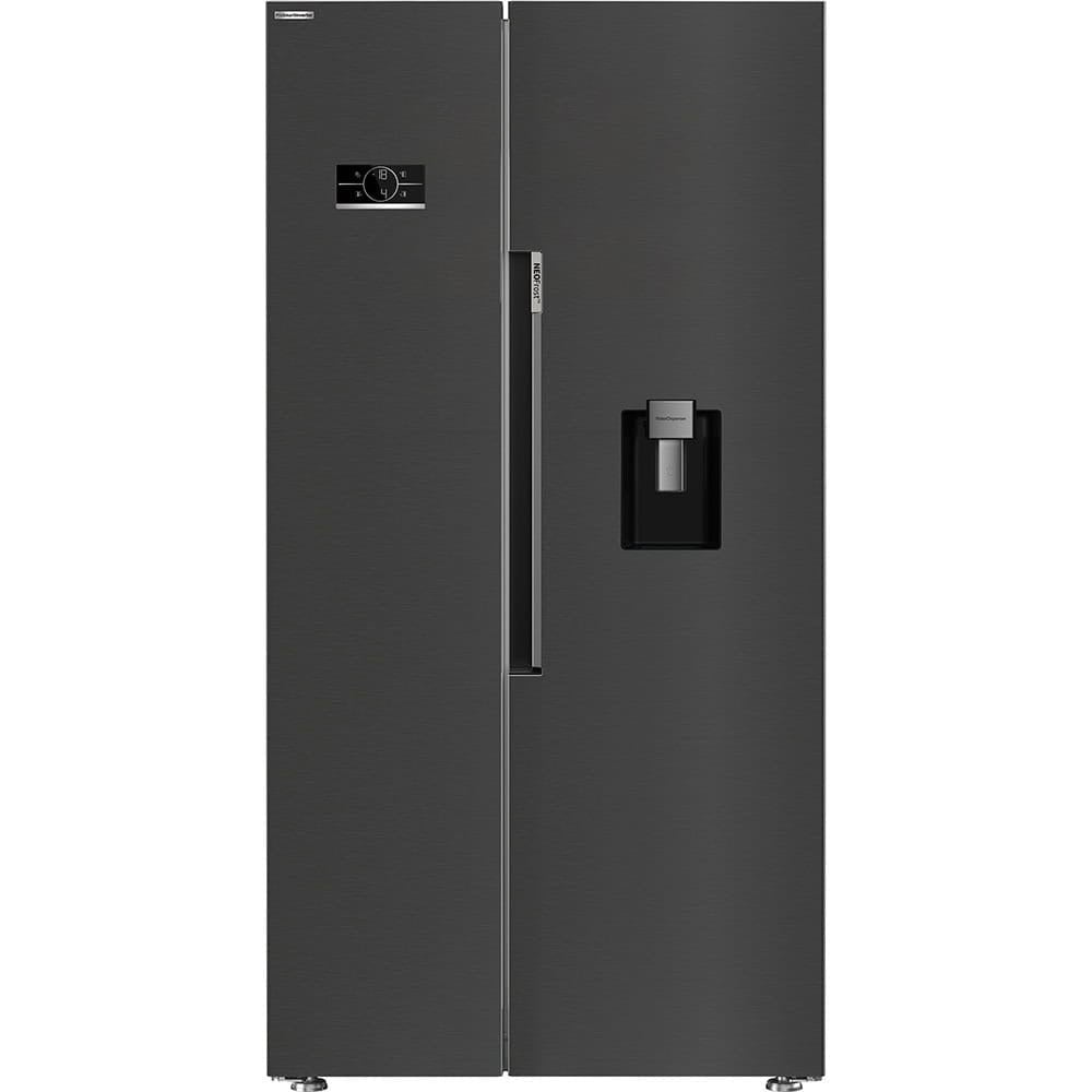 BEKO Pro American Style Fridge Freezer Non Plumbed - Black | ASD2442VPZ