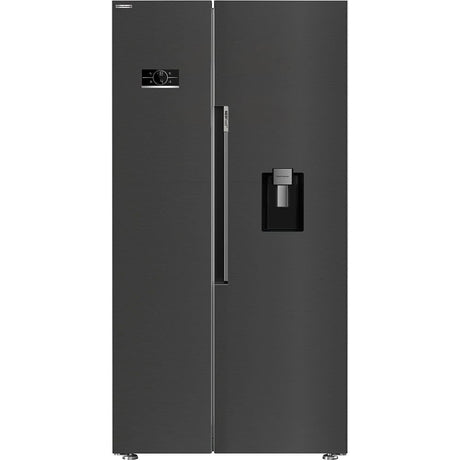 BEKO Pro American Style Fridge Freezer Non Plumbed - Black | ASD2442VPZ