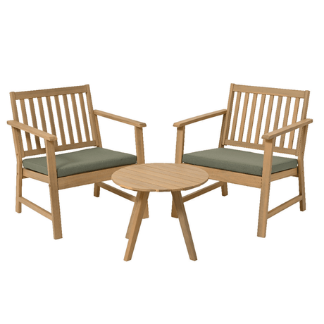 Kaemingk Acacia Wood 2 Seater Garden Bistro Set | 9843836