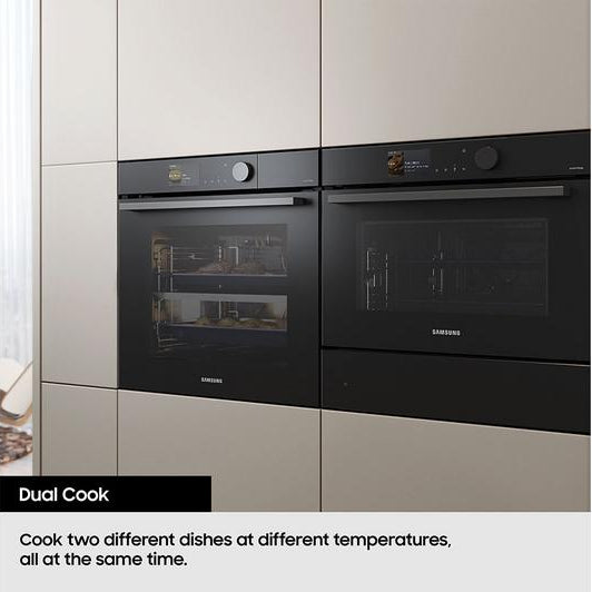 Samsung Series 4 Single Built In Smart Oven with Dual Cook - Stainless Steel | NV7B4430ZAS/U4
