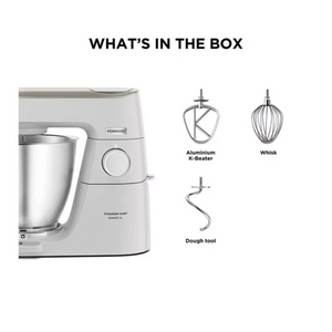 Kenwood Titanium Chef Baker XL Stand Mixer 1200W - White | KVL65.001WH