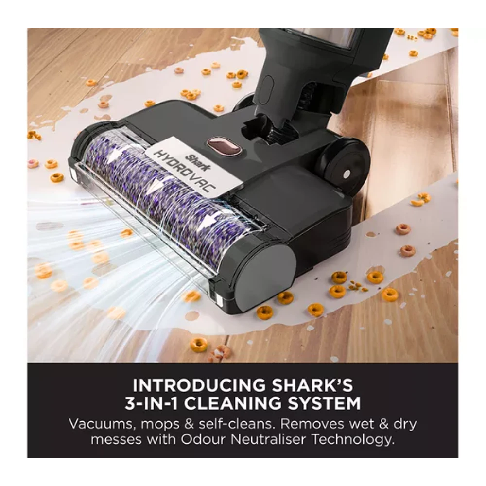 Shark HydroVac Cordless Vac Vacuum Cleaner - Charcoal Grey | WD210UK