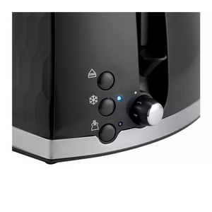 Russell Hobbs Honeycomb 2 Slice Toaster - Black | 26061