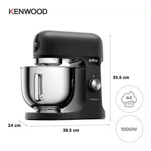 Kenwood kMix Stand Mixer 1000w - Sleek Black | KMX751ABK