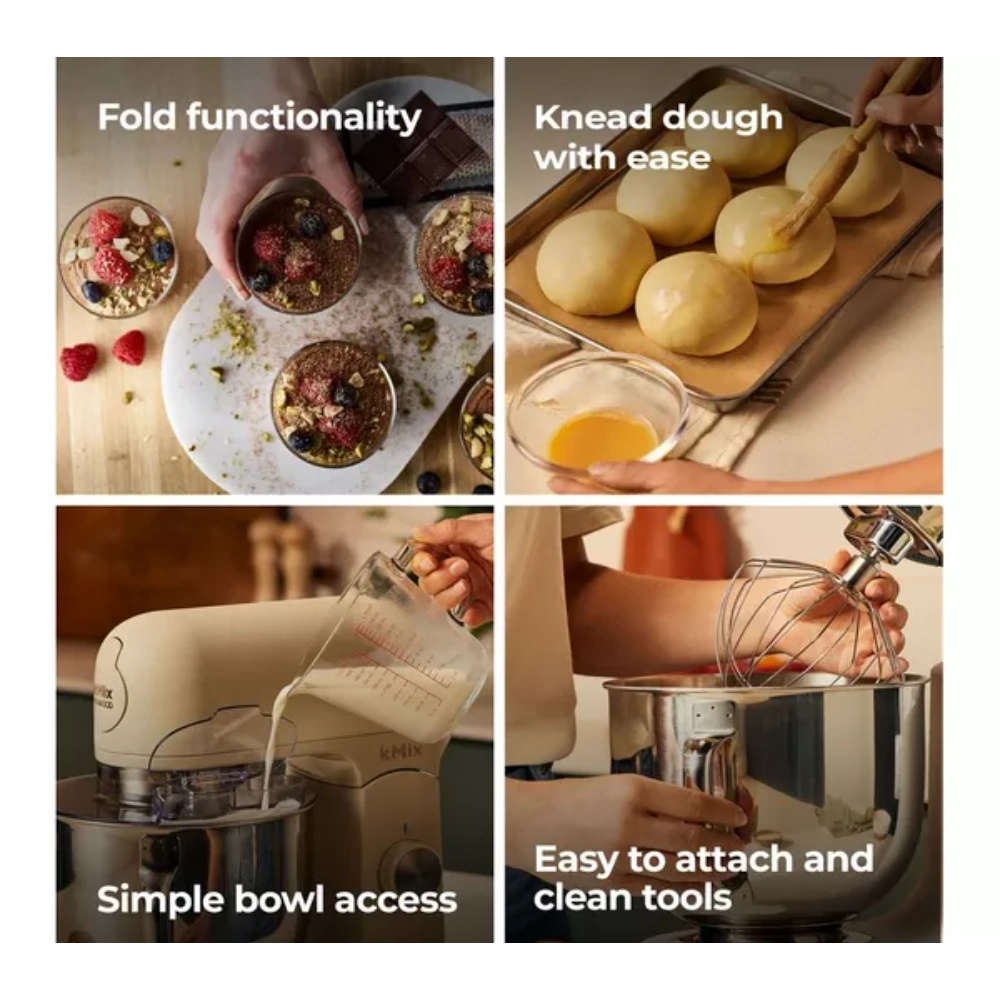 Kenwood kMix Stand Mixer 1000w - Calm Cream | KMX751ACR