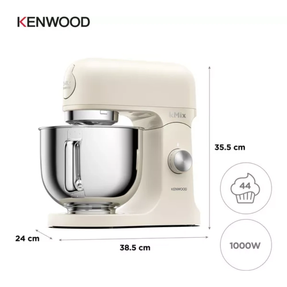 Kenwood kMix Stand Mixer 1000w - Calm Cream | KMX751ACR