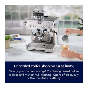 DeLonghi La Specialista Opera Manual Bean to Cup Espresso Coffee Machine Stainless Steel | EC9555.M
