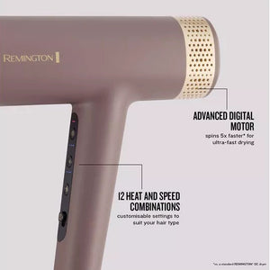Remington AIRvive Digital Hair Dryer - Dusty Pink | EC8930U51