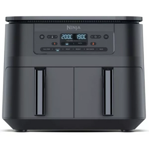 Ninja Dual Zone Air Fryer 7.6L 2400W - All Black | DZ300UK