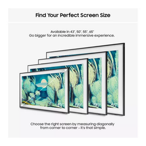 Samsung 50 Inch LS03D QLED 4K Smart Frame TV (2025) | QE50LS03FAUXXU