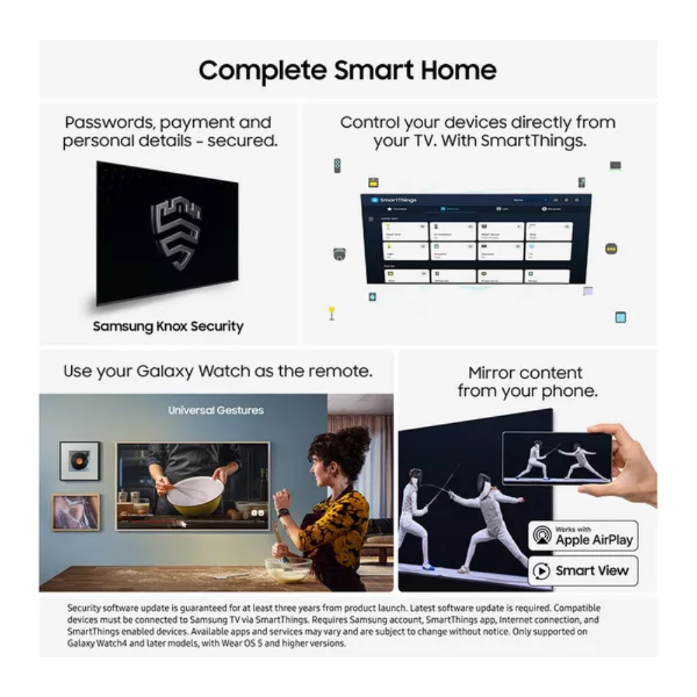 Samsung 50 Inch LS03D QLED 4K Smart Frame TV (2025) | QE50LS03FAUXXU