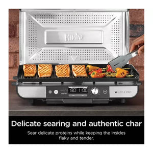 Ninja Sizzle Pro XL Grill and Flat Plate | GX101UK