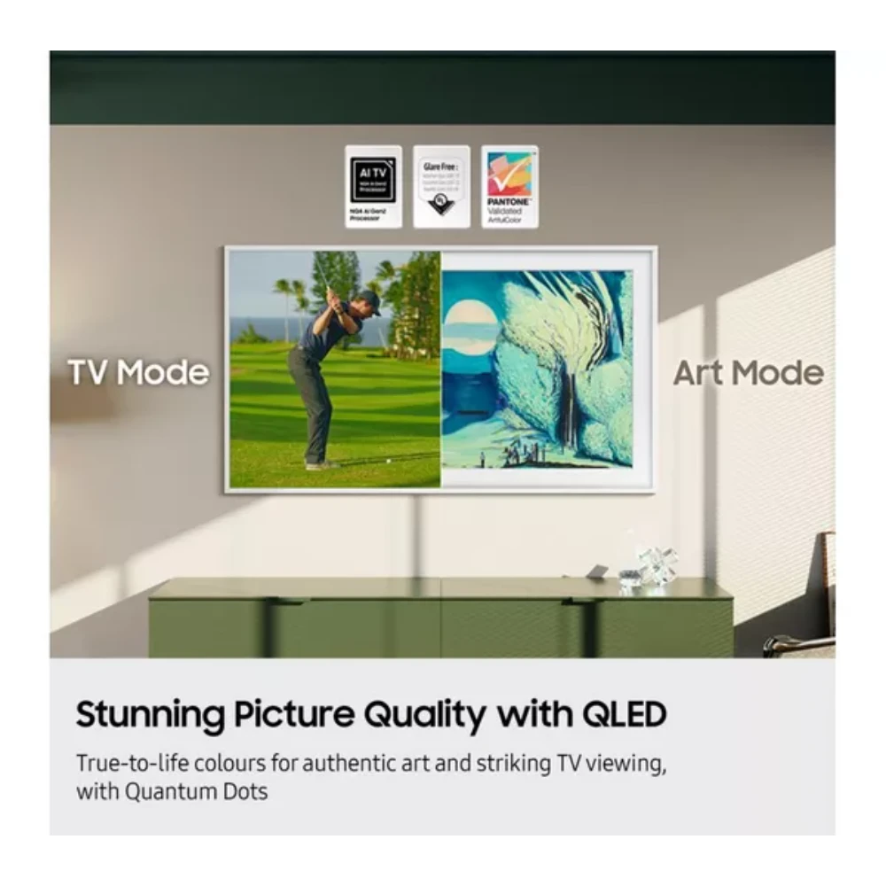 Samsung 65 Inch The Frame Pro LS03FW Neo QLED 4K Smart TV (2025) | QE65LS03FWUXXU
