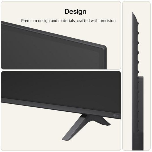LG NU85 65 Inch 4K Smart TV - Charcoal Black | 65NU850B6LA.AEI