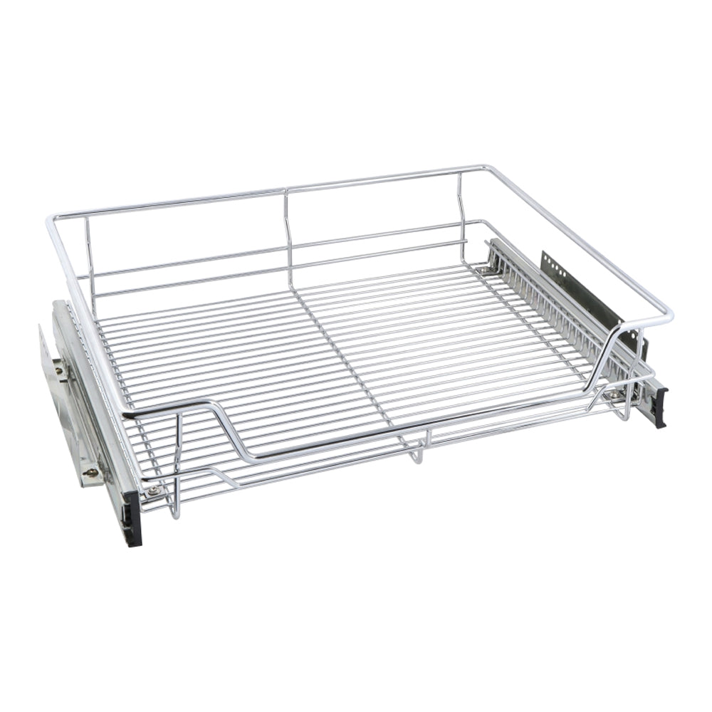 High Line Chrome Pull Out Wire Basket for 600mm Unit with 30KG Runners | 2801125