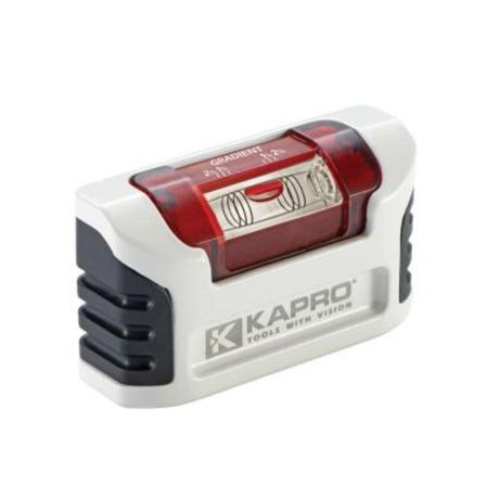 Kapro level with red laser on a white background