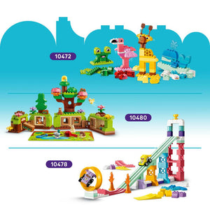 LEGO DUPLO Classic Colorful Creative Box 10479 - shown alongside related LEGO sets sold separately. 80 pieces. Ages 1½+.