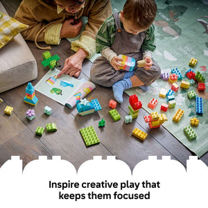 LEGO DUPLO Classic Colorful Creative Box 10479 - captioned product view. 80 pieces. Ages 1½+.