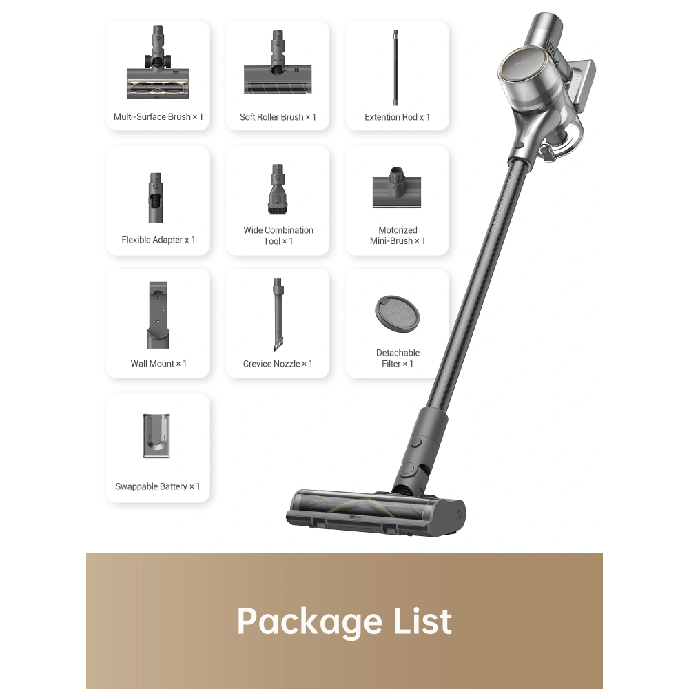 Dreame R20 Cordless Stick Vac Vacuum - Silver | VTV97A