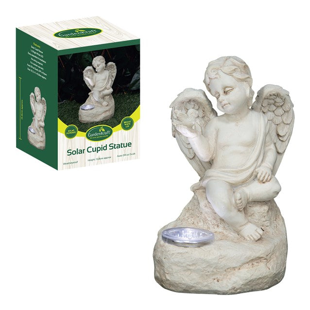 Gardenkraft Cupid Angel Outdoor Solar Light | 11109