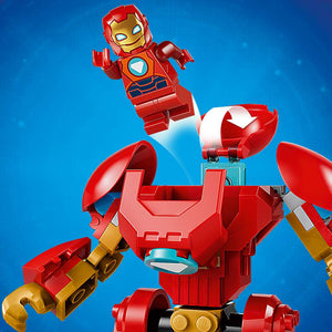 LEGO Disney Junior Marvel Ultron vs. Iron Man 11209 - close-up detail of the finished build. 96 pieces. Ages 4+.