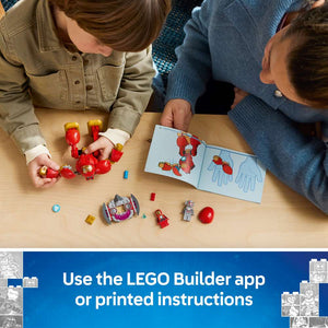 LEGO Disney Junior Marvel Ultron vs. Iron Man 11209 - captioned product view. 96 pieces. Ages 4+.