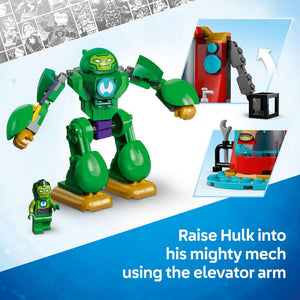 LEGO Disney Junior Marvel Loki vs. Team Iron Man 11211 - captioned product view. 204 pieces. Ages 4+.