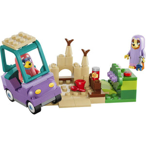 LEGO Bluey Grannies with Bingo and Bluey 11216 - the fully built model on a plain background. 80 pieces. Ages 4+.