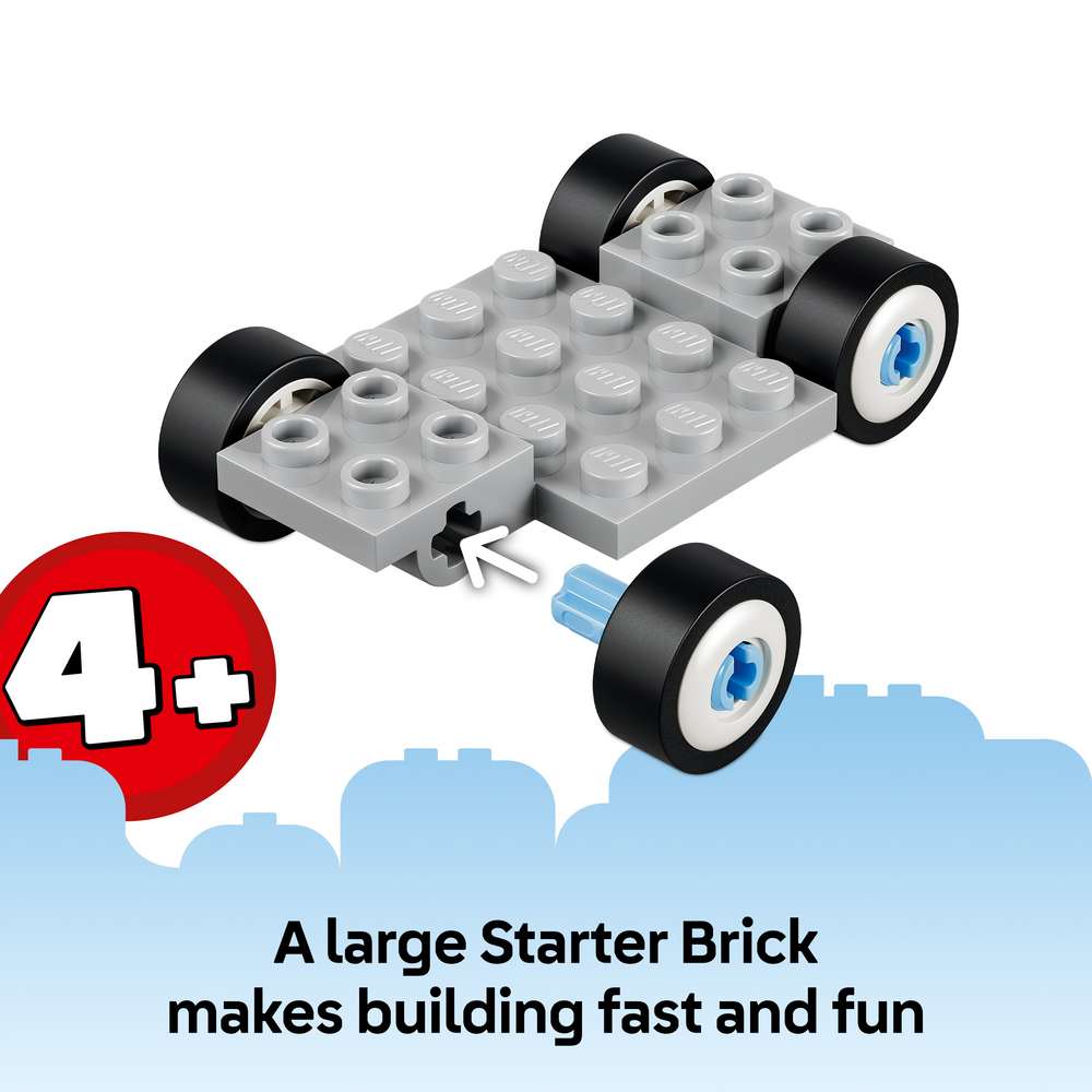 LEGO Bluey Grannies with Bingo and Bluey 11216 - captioned product view. 80 pieces. Ages 4+.