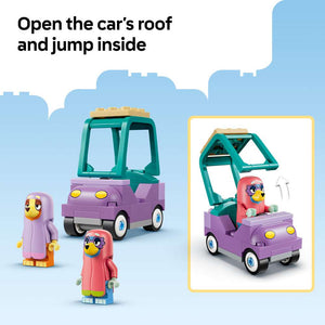 LEGO Bluey Grannies with Bingo and Bluey 11216 - captioned product view. 80 pieces. Ages 4+.