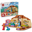 LEGO Bluey School with Rusty and Bluey 11221 - shown with its product box. 106 pieces. Ages 4+.