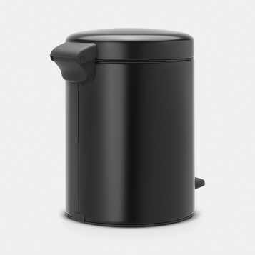 Brabantia Newicon 5 Litre Pedal Bin - Matt Black | 112928