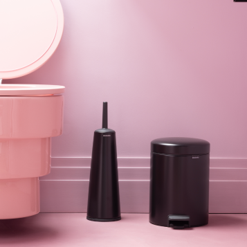 Brabantia Newicon 5 Litre Pedal Bin - Matt Black | 112928