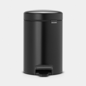 Brabantia Newicon 3 Litre Pedal Bin - Matt Black | 113321
