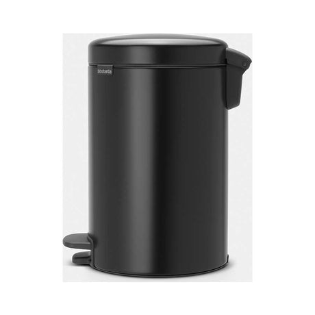 Brabantia Newicon 12 Litre Pedal Bin - Matt Black | 113741