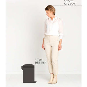 Brabantia Newicon 12 Litre Pedal Bin - Matt Black | 113741